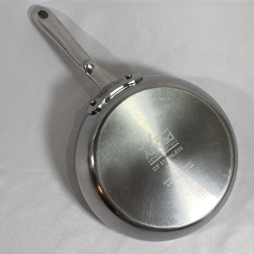All Clad 7.5” inch D3 Stainless Steel Pan Skillet No. 0632213 - 01
